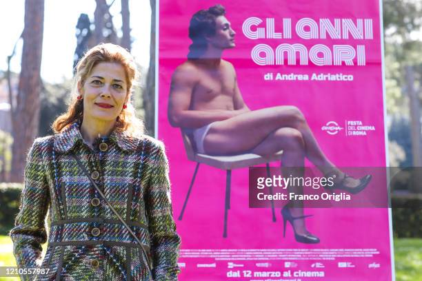 Sandra Ceccarelli attends "Gli Anni Amari" photocall at the Casa del Cinema on March 05, 2020 in Rome, Italy.