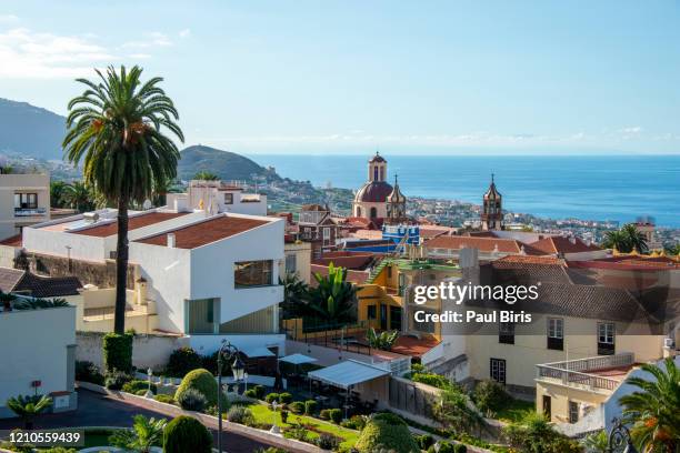 la orotava town, tenerife, canary islands, spain - tenerife - fotografias e filmes do acervo