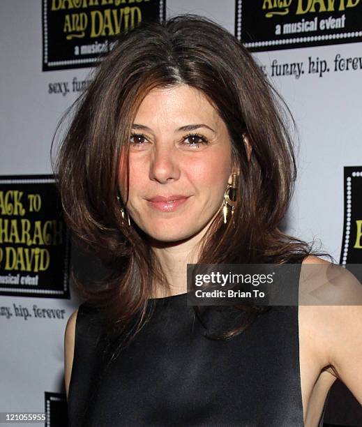 Actress Marisa Tomei arrives at "Back to Bacharach and David" Opening Night at The Music Box @ Fonda on April 19, 2009 in Hollywood, California.