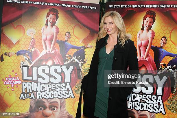 Lorella Cuccarini attends the "Lissi And The Wild Emperor" premiere at the Casa del Cinema on December 22, 2008 in Rome, Italy.