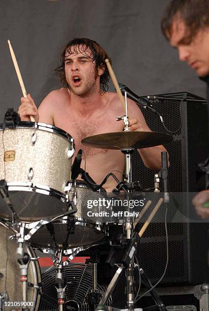 Chris Cester of Jet during Jet In Concert at the XM Satellite Radio Indy 300 - March 24, 2007 at Homestead Miami Speedway in Miami, Florida, United...