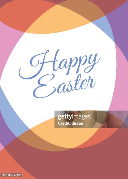 easter greeting card with eggs frame. - easter egg white background stock illustrations