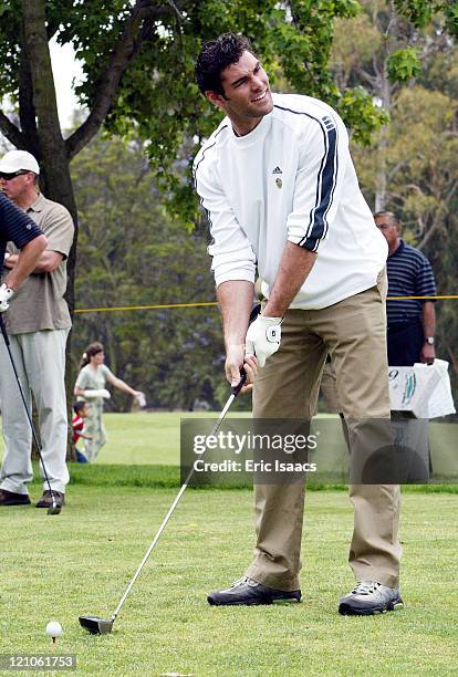 Evan Marriott from "Joe Millionaire" during 32nd Annual LAPD Celebrity Golf Tournament at Rancho Park Golf Course in Los Angeles, California, United...