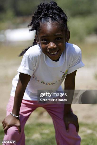 Jamia Simone Nash during The Painted Turtle Summer Camp Dedication at Lake Hughes in Lake Hughes, CA, United States.