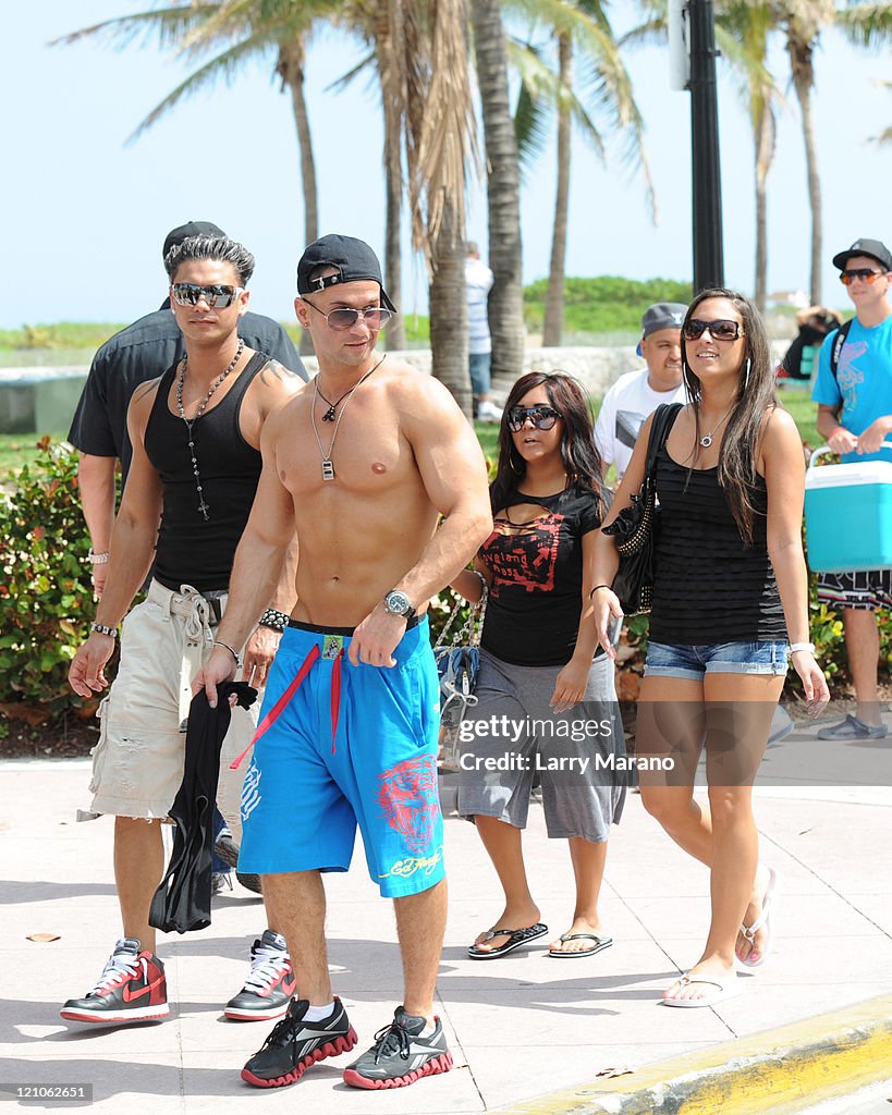 Celebrity Sightings In Miami - April 9, 2010