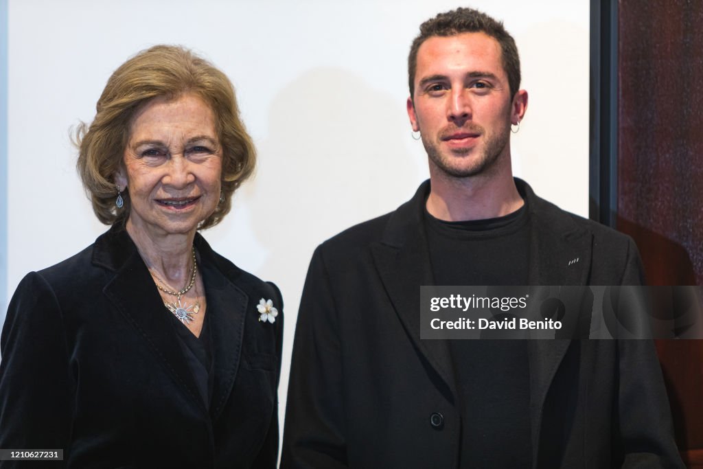 Queen Sofia Attends Sculpture And Painting Competition