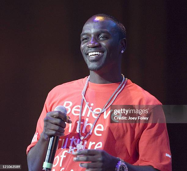 Akon during Gwen Stefani in Concert at Verizon Wireless Music Center - June 02, 2007 at Verizon Wireless Music Center in Indianapolis, Indiana,...