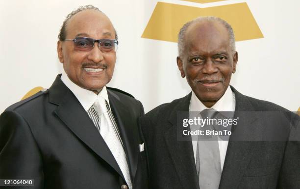 Honorees Abdul "Duke" Fakir of the Four Tops and Hank Jones arrive at The Recording Academy's Special Merit Awards Ceremony at Wilshire Ebell Theater...