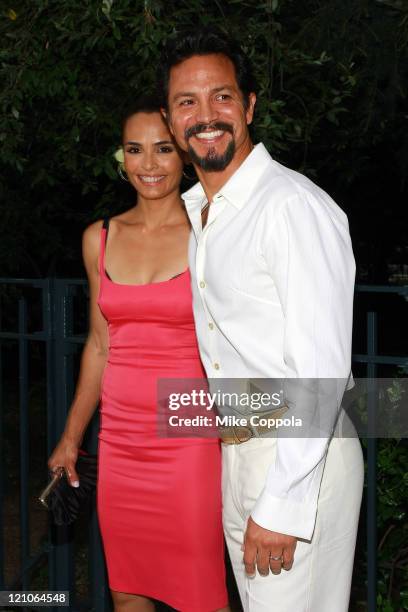 Actor Benjamin Bratt and wife Talisa Soto Bratt attends the 10th New York International Latino Film Festival screening of "La Mission" at the SVA...