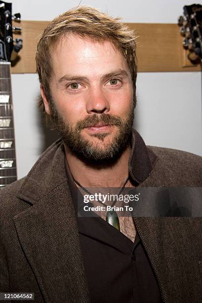 Actor Barry Watson poses at Extreme Makeover's Eduardo Xol Hosts ALUMI Media Group Charity Event at Gibson Guitar Showroom on March 5, 2009 in...