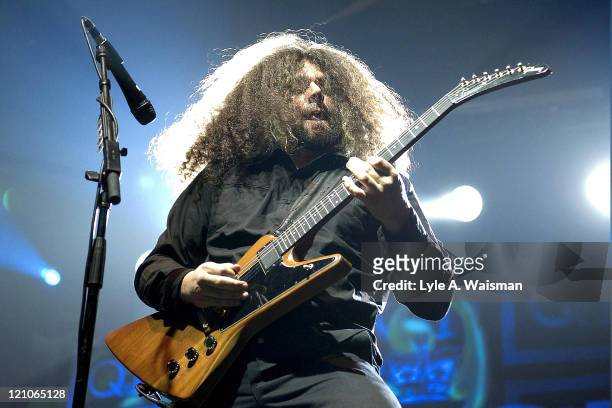 Claudio Sanchez of Coheed and Cambria during Q101 Twisted 12 Concert - Night Three at Aragon Ballroom in Chicago, Illinois, United States.