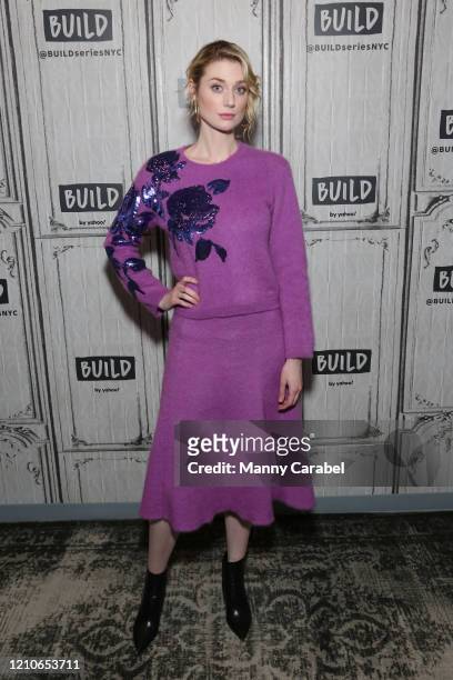 Elizabeth Debicki attends Build Series to discuss her role in the film "The Burnt Orange Heresy" at Build Studio on March 05, 2020 in New York City.