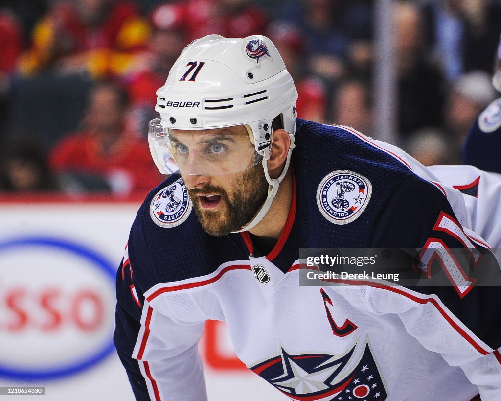 Columbus Blue Jackets v Calgary Flames