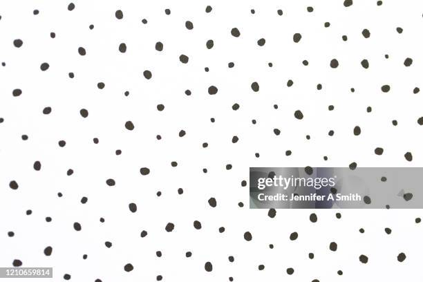dots on paper - pois foto e immagini stock