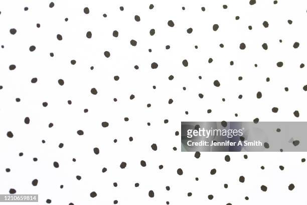 dots on paper - polka dot stock pictures, royalty-free photos & images