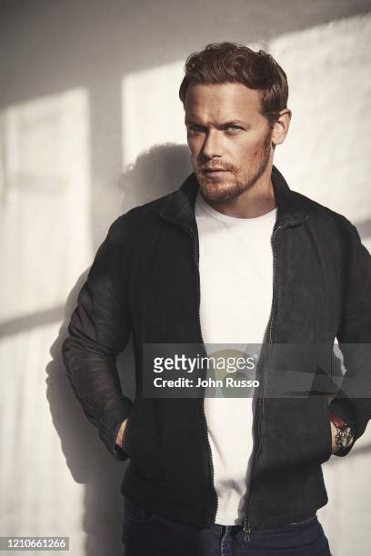 Actor Sam Heughan is photographed for Gio Journal on March 4, 2020 in Los Angeles, California.