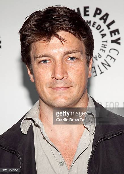 Actor Nathan Fillion arrives at PaleyFest09 - "Dr. Horrible's Sing-Along Blog" at the ArcLight on April 14, 2009 in Hollywood, California.