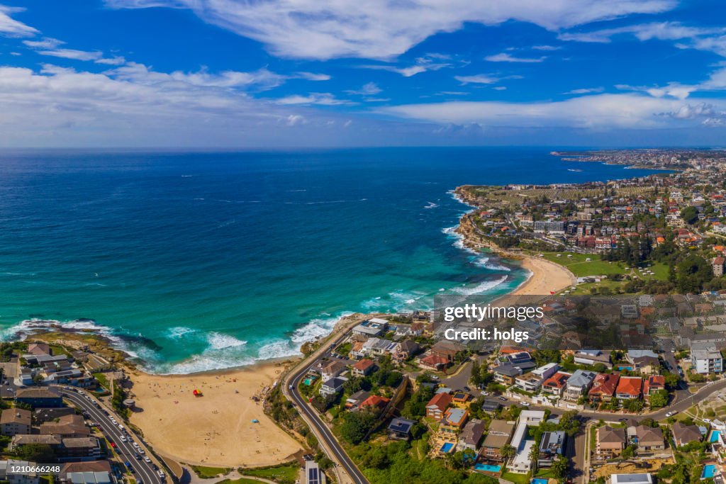 Eastern Suburbs coastline Sydney Australia