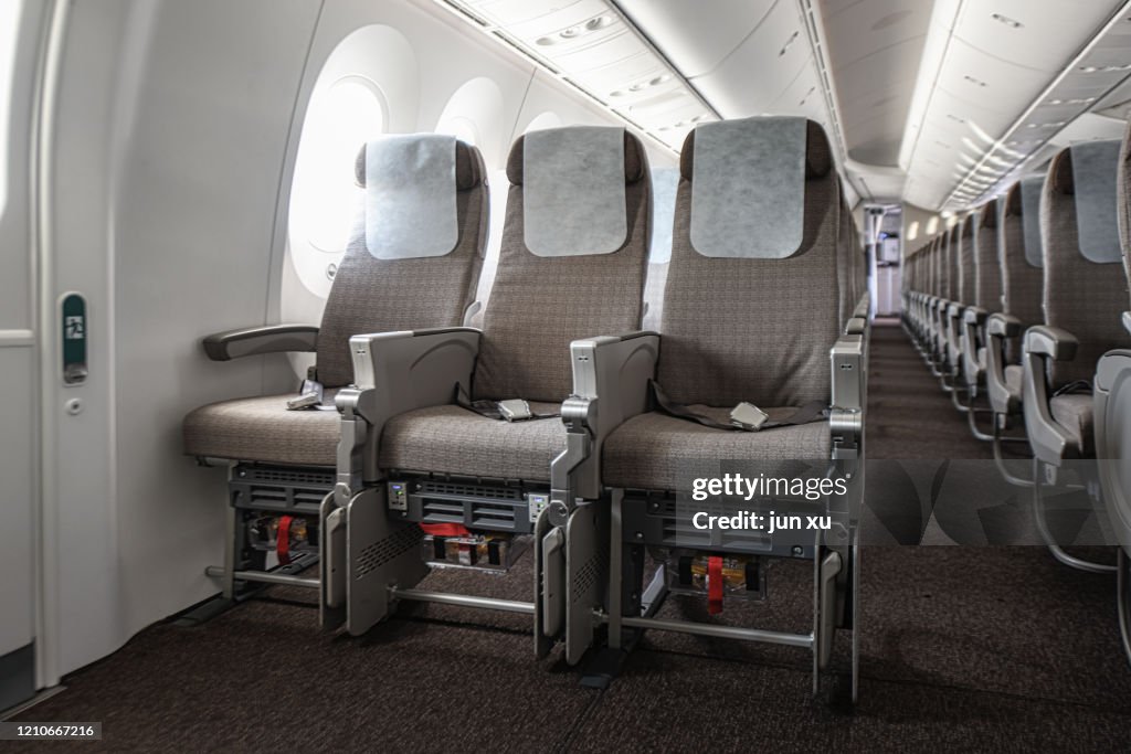 Empty seats on large planes