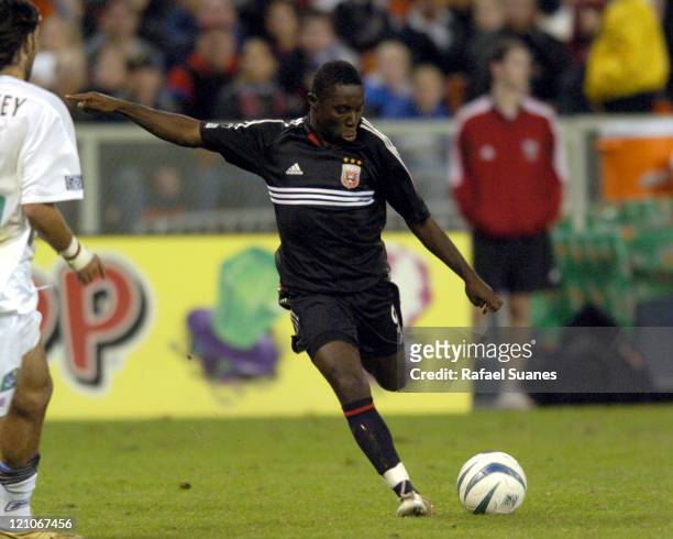United's Freddy Adu in action against the New England Revolution at RFK Stadium in Washington DC, Saturday, November 6, 2004. Regulation ended 3-3,...