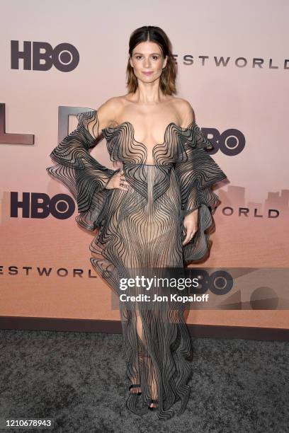 Katja Herbers attends the Premiere of HBO's "Westworld" Season 3 at TCL Chinese Theatre on March 05, 2020 in Hollywood, California.