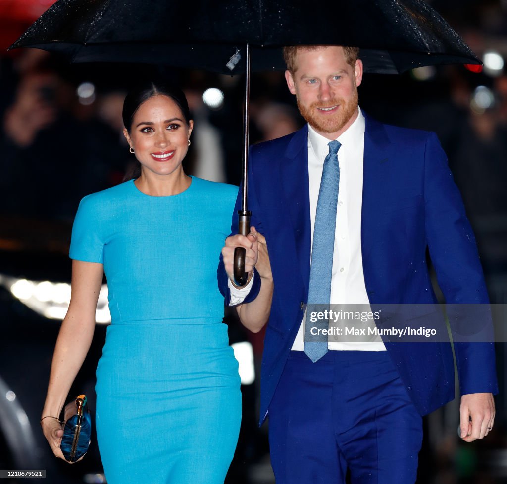 The Duke And Duchess Of Sussex Attend The Endeavour Fund Awards