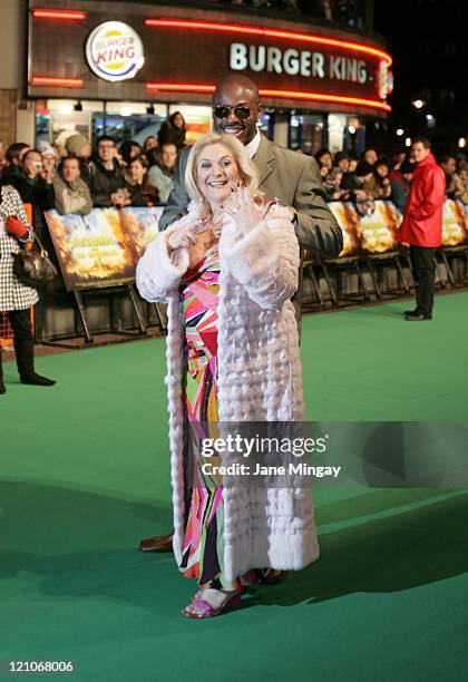 Ben Ofoedu and Vanessa Feltz during "Arthur and the Invisibles" - London Premiere - Green Carpet Arrivals at Vue Leicester Square in London, Great...