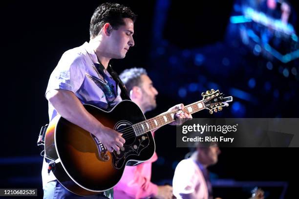 Reik performs onstage during the 2020 Spotify Awards at the Auditorio Nacional on March 05, 2020 in Mexico City, Mexico.
