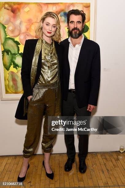 Elizabeth Debicki and Claes Bang attend the Sony Pictures Classics And The Cinema Society After Party For "The Burnt Orange Heresy" at New York...