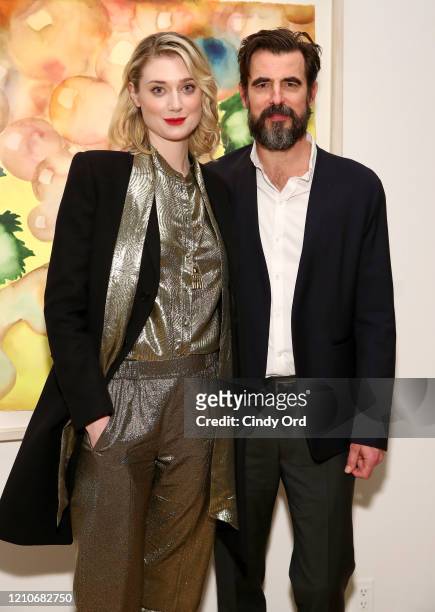 Elizabeth Debicki and Claes Bang attend the Sony Pictures Classics And The Cinema Society After Party For "The Burnt Orange Heresy" at New York...
