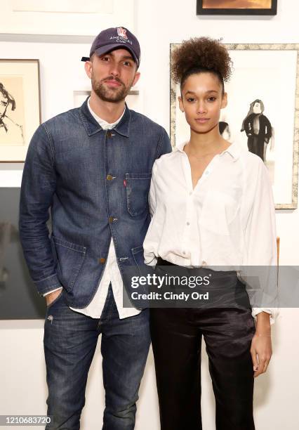 Tobias Sorensen and Wallette Watson attend the Sony Pictures Classics And The Cinema Society After Party For "The Burnt Orange Heresy" at New York...