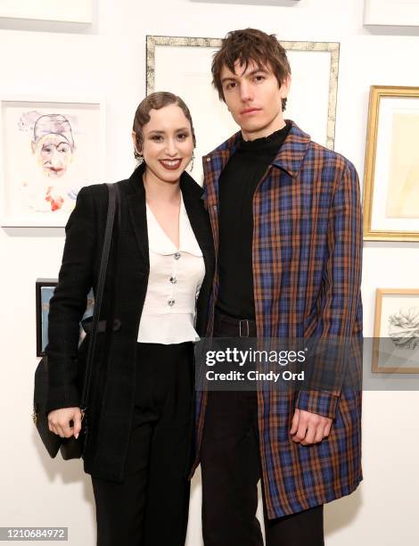 Jazmin Grimaldi attends the Sony Pictures Classics And The Cinema Society After Party For "The Burnt Orange Heresy" at New York Academy of Art on...