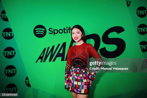 Ángela Aguilar attends the 2020 Spotify Awards at the Auditorio Nacional on March 05, 2020 in Mexico City, Mexico.