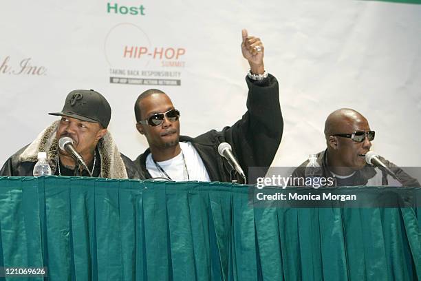 Three 6 Mafia during 2006 Hip Hop Summit Sponsored By Chrysler Financial at Wayne State University's Bonstelle Theatre in Detroit, Michigan, United...