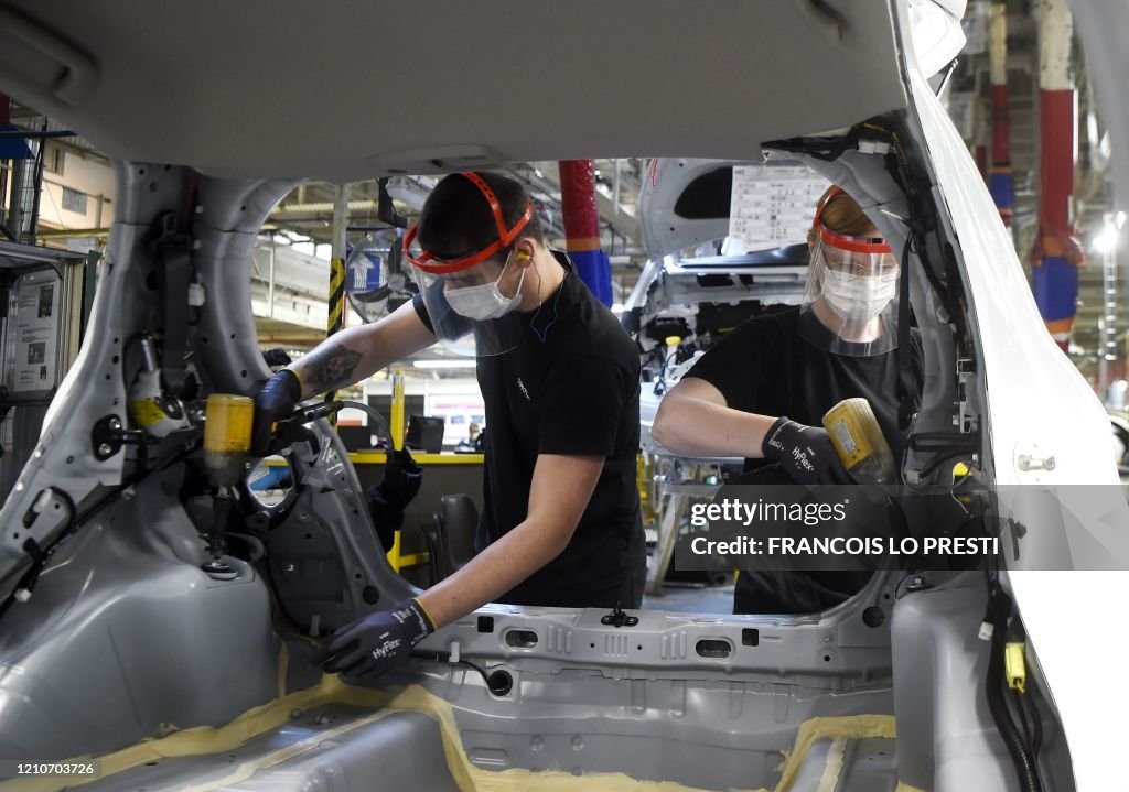 FRANCE-VIRUS-HEALTH-ECONOMY-TOYOTA-INDUSTRY