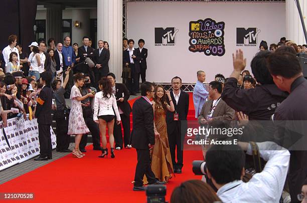Atmosphere during MTV Video Music Awards Japan 2005 - Outside Arrivals at Tokyo Bay NK Hall in Urayasu, Japan.