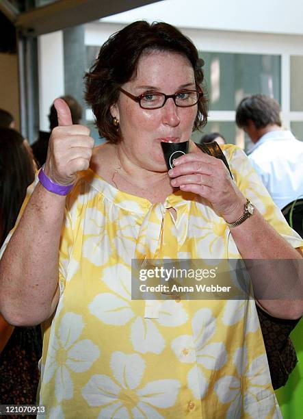 Phyllis Smith attends the Breyers' booth at the Kari Feinstein Primetime Emmy Awards style lounge at Zune LA on September 18, 2009 in Los Angeles,...