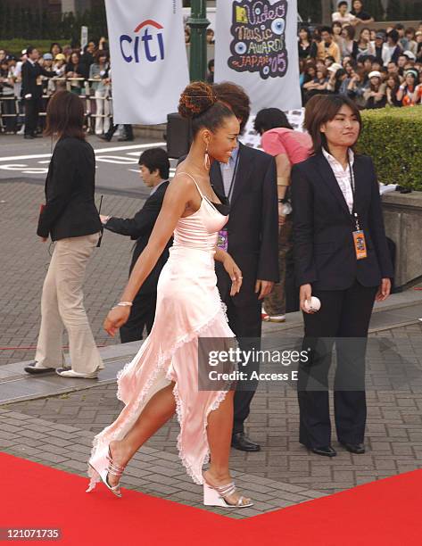 Crystal Kay during MTV Video Music Awards Japan 2005 - Outside Arrivals at Tokyo Bay NK Hall in Urayasu, Japan.