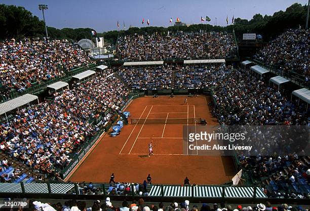 General view of the centre court during the Italian Open Foro Italian played in Rome, Italy. \ Mandatory Credit: Alex Livesey /Allsport