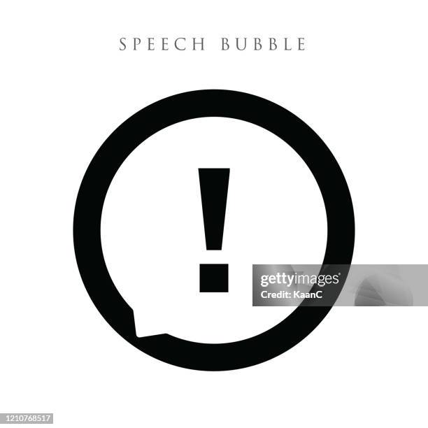 speech bubble vector icon. flat vector illustration isolated on white background. stock illustration - number one solution stock illustrations