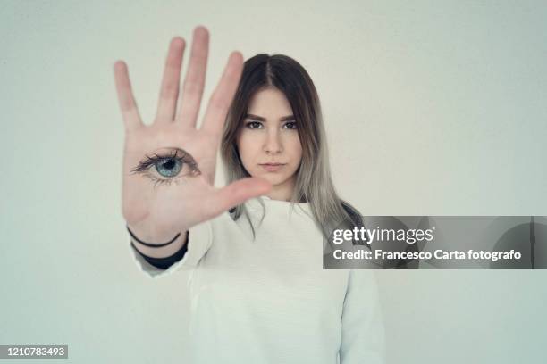 the indiscreet eye - eye problems stock pictures, royalty-free photos & images