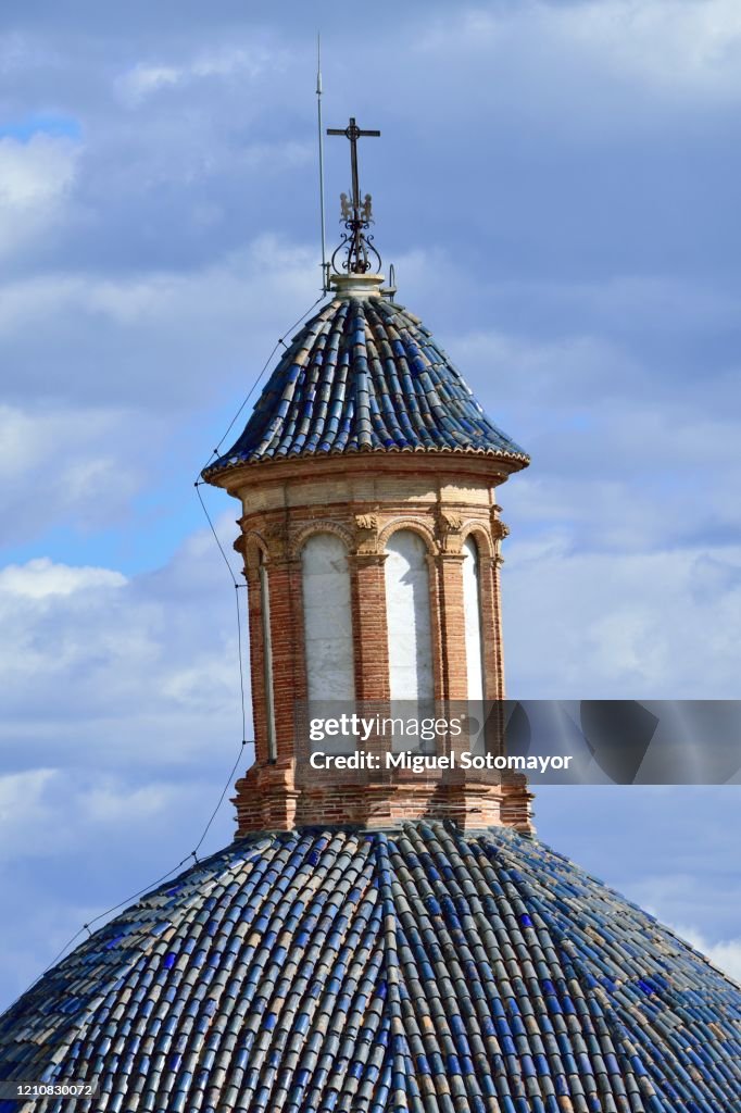 Traditional blue dome