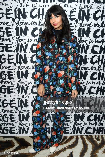 Jameela Jamil attends Diane Von Furstenberg's InCharge Conversations 2020 Presented by Mastercard on March 06, 2020 in New York City.