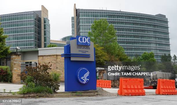 General view of the Centers for Disease Control headquarters in Atlanta, Georgia on April 23, 2020. - The worldwide death toll from the novel...