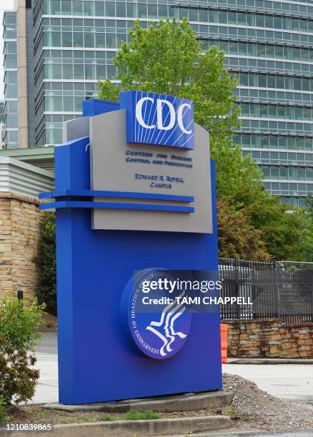 General view of the Centers for Disease Control and Prevention Edward R. Roybal campus in Atlanta, Georgia on April 23, 2020. - The worldwide death...