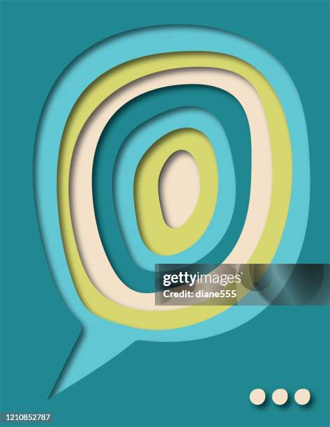 stockillustraties, clipart, cartoons en iconen met abstracte achtergrond in cut paper style frame - papierknipsel