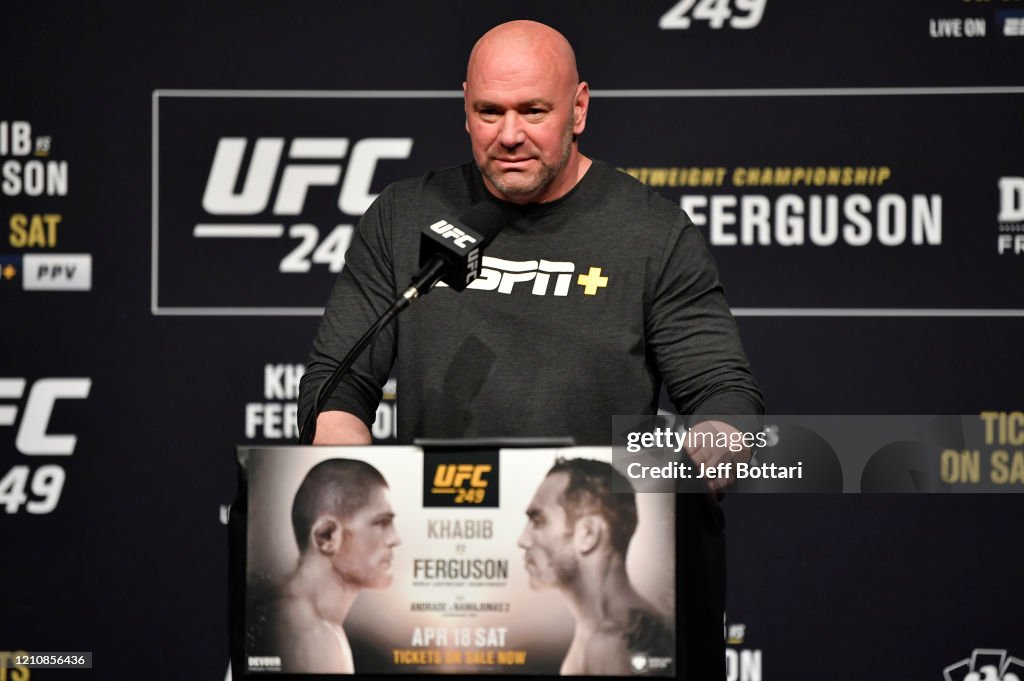 UFC 249 Khabib v Ferguson: Press Conference