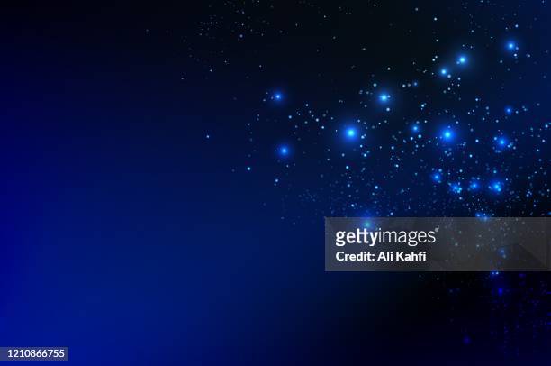 blue stars dots scatter texture confetti background - celebrity stock illustrations