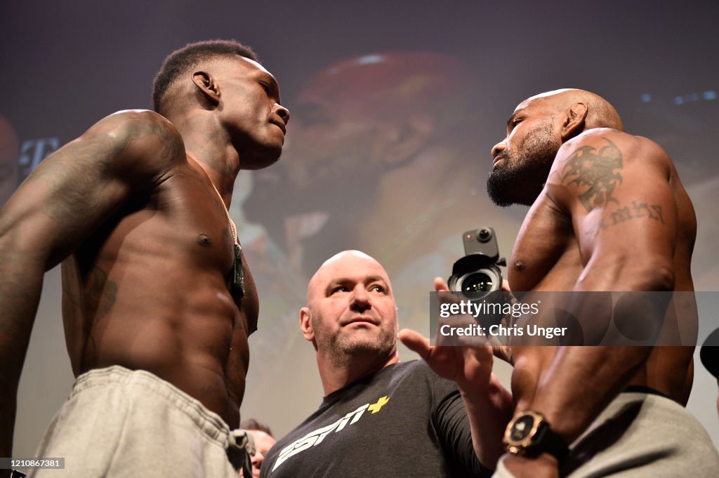 UFC 248 Adesanya v Romero: Weigh-Ins