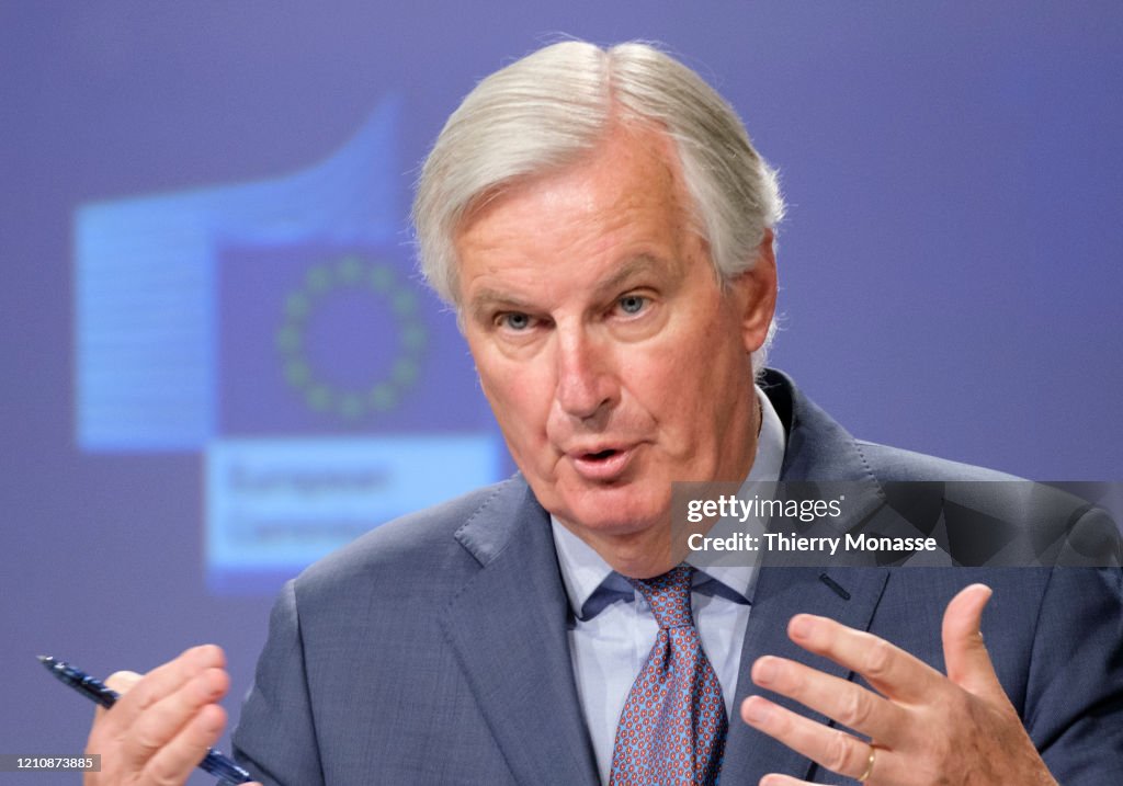 Brexit Negotiator Michel Barnier Speaks After Second Round Of Negotiations With The UK
